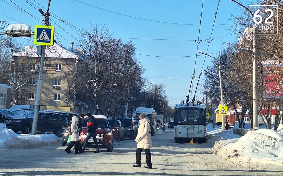 В Рязани встали троллейбусы на Грибоедова из-за аварии на сетях - 62ИНФО