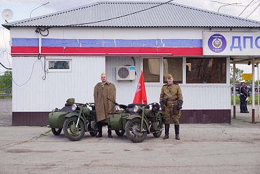 Ветераны ГАИ вышли на службу в честь наступающего праздника