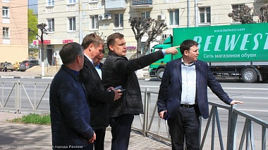Замглавы мэрии Рязани Ясинский провёл объезд города в преддверии Дня Победы 