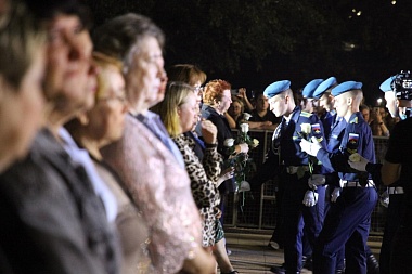 На Лыбедском бульваре в День города рязанцам спели Ольга Кормухина и Алексей Белов