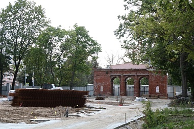 Мэрия Рязани показала ход благоустройства Нижнего городского парка