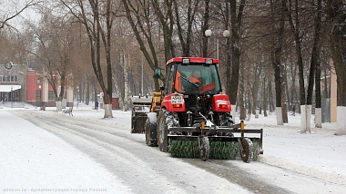 За сутки с улиц Рязани вывезли около 5 тысяч кубометров снега 