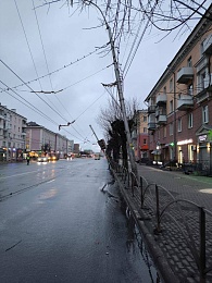 Троллейбусы в Рязани приостановили движение из-за обрыва проводов