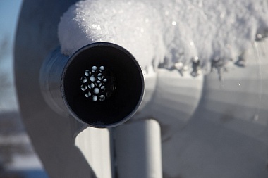 В Спасске установили огромные слуховые трубки для прослушивания звуков природы