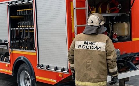 В Рязани вспыхнул автобус