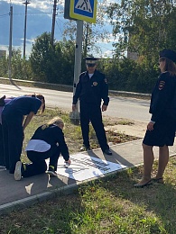 Предупреждающие надписи появились у пешеходных переходов Рязани