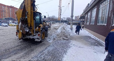 Рязанская администрация отчиталась об уборке снега в выходные
