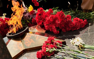 Губернатор Павел Малков рассказ о зажжении Вечного огня в Шилове