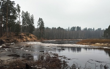 На реке Пра зафиксировали самый низкий уровень половодья за всю историю наблюдений