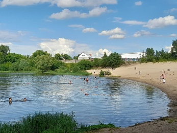 В Рязани проинспектировали пляж на Борковском карьере