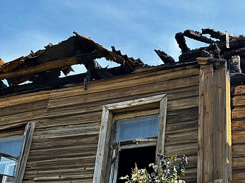 Дом Циолковского в Рязани: кадры после пожара