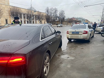 В Рязани выявили более 40 водителей-нарушителей по тонировке 