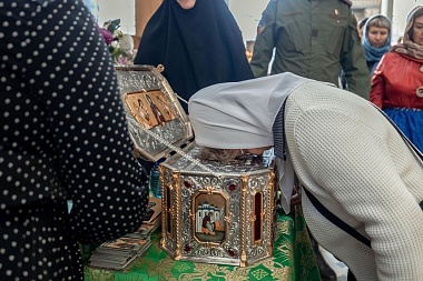 В Рязанском кремле встретили мощи преподобной Евфросинии Полоцкой