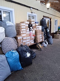 Фронтовикам отправили подарки к Рождеству от прихожан храмов Рязани