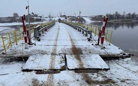 Движение на мосту через Оку у Троицы в Спасском районе восстановили