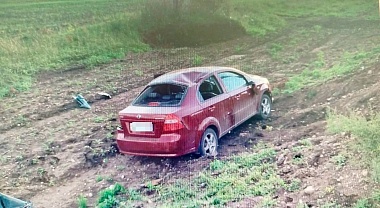 Пять человек пострадали при опрокидывании легковушки в Скопинском районе 