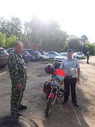 В Шацке поймали пьяного мотоциклиста