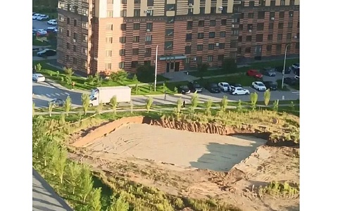 Рязанцы жалуются на открытый котлован