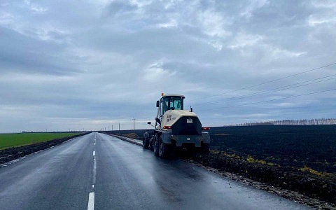 Подрядчик завершит ремонт трассы Пехлец–Кораблино–Скопин до конца ноября