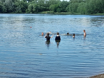 В Рязани проинспектировали пляж на Борковском карьере