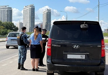 В Рязани на дороге ловили должников за электричество