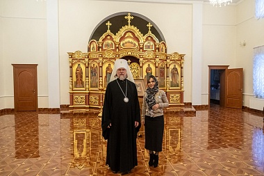 Рязанский митрополит Марк вручил награды РПЦ Артему Бранову и Юлии Шваковой