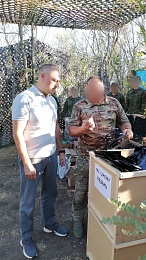 Рязанские власти передали военным новую технику и наградили бойцов