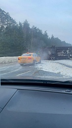 Из-за массового ДТП с фурами под Рязанью перекрыта трасса на Касимов