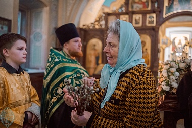 Вербное воскресенье 2025: фоторепортаж из Вознесенского храма