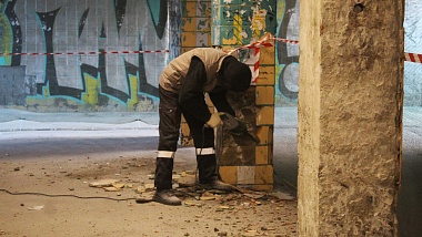  Мэрия Рязани показала фото ремонта подземного перехода у "Барса"