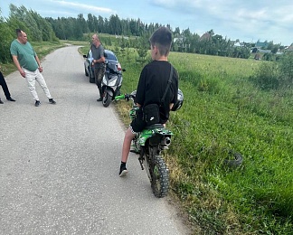 В трех районах Рязанской области оштрафовали родителей юных мотоциклистов