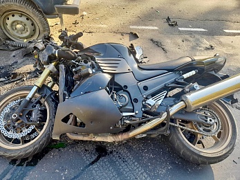 В Касимовском районе два человека пострадали в ДТП с мотоциклом