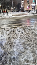 Рязанцы массово жалуются на нечищеные дороги и тротуары