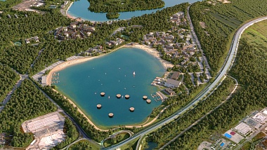 В рязанских Борках появится набережная с причалом и академия художественной гимнастики