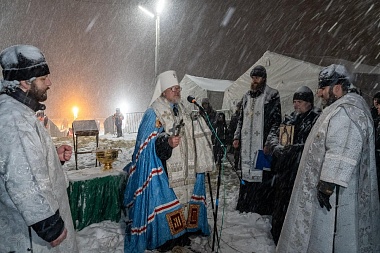 В Рязани 1 500 человек окунулись в Ореховом озере в Крещение