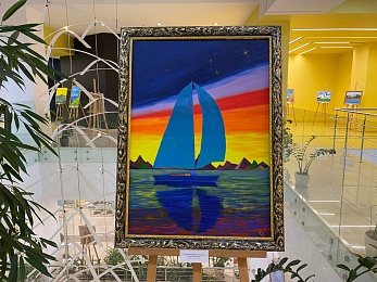 Держит кисть в зубах: в Рязани представили выставку "Творчество без рук" - 62ИНФО Держит кисть в зубах: в Рязани представили выставку "Творчество без рук"