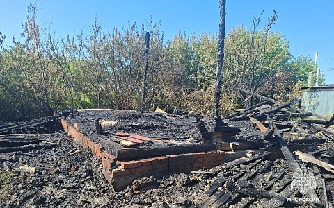 В Пронском округе на пожаре погиб мужчина