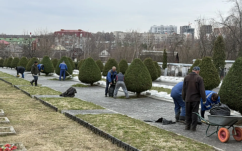 В Рязани начали приводить в порядок мемориальные комплексы