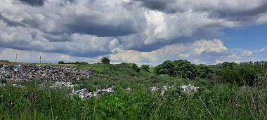 Мусорный полигон в Александро-Невском районе вышел за легальные границы