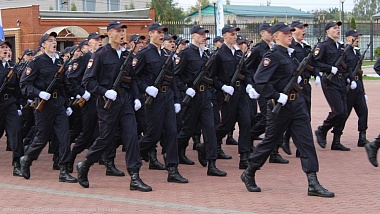 В Рязани присягу приняли 85 первокурсников Рязанского филиала Московского университета МВД