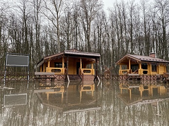 Половодье затопило Лесопарк в Рязани