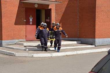 В Рязани в перинатальном центре прошли пожарные учения