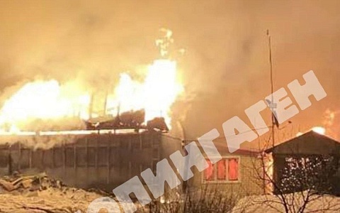 В Скопинском районе сгорел жилой дом