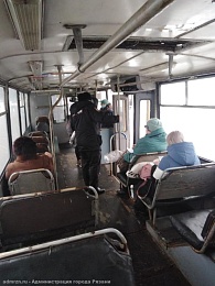 В Рязани вновь проверили соблюдение масочного режима в общественном транспорте