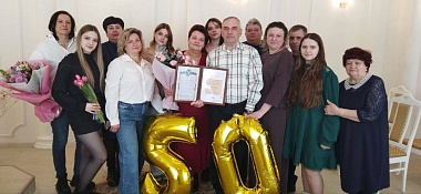 Касимовцы Татьяна и Владимир Киршины отпраздновали золотую свадьбу