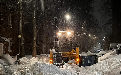 В уборке снега в Рязани приняли участие 15 организаций