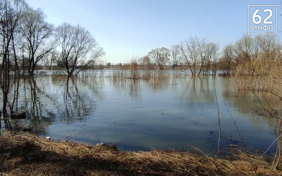 Вода в Оке у Рязани поднялась еще на 10 см к утру 17 марта - 62ИНФО