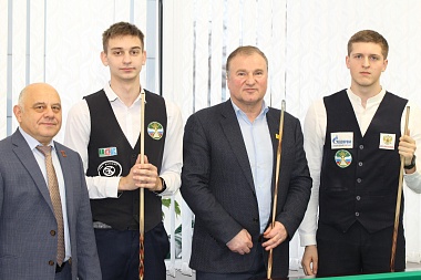 В рязанской гимназии открыли бильярдный класс на 86 спортсменов