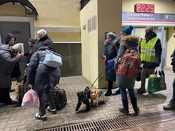 В Рязани встретили поезд с 793 жителями ЛНР и ДНР  - 62ИНФО В Рязани встретили поезд с 793 жителями ЛНР и ДНР