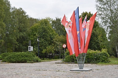 Рязань к Дню города украсили флагами